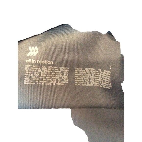 ALL in Motion Women Back Closure Racer back  XLarge(Women’s) Emerald Green Polye - Picture 3 of 6